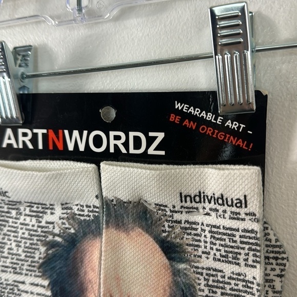 ARTNWORDZ Novelty Socks Jack Nicholson Lightweight Unisex Black Multi NWT - Picture 3 of 6